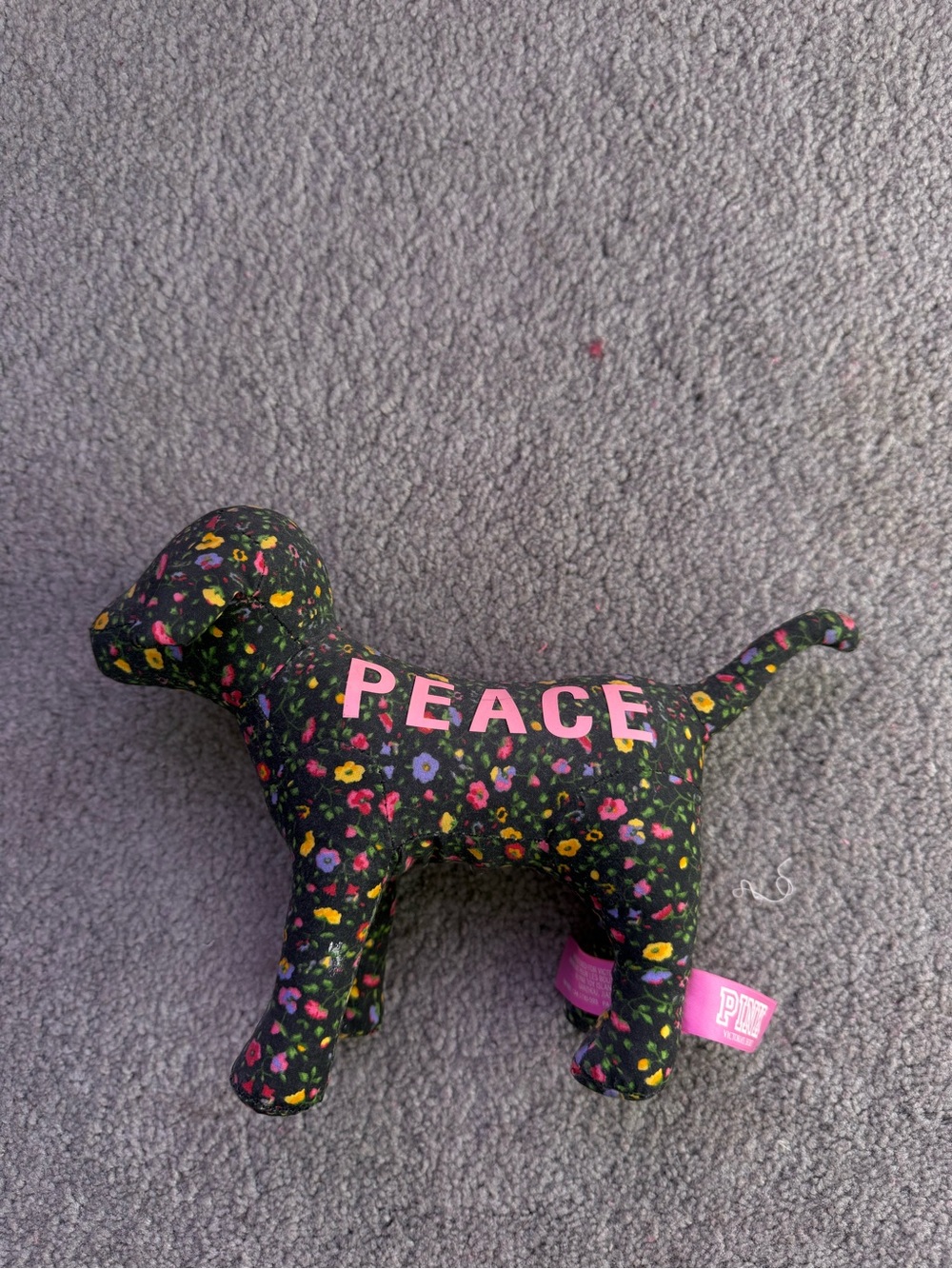PINK Victoria's Secret Peace Floral Dog